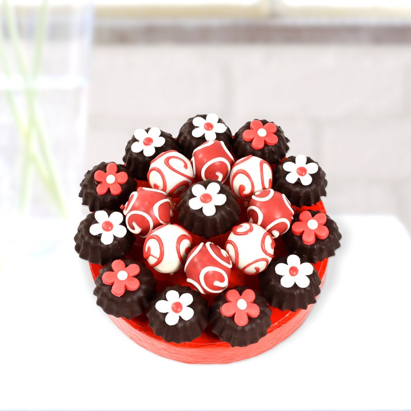 Çiçekli Kurabiye Pastası