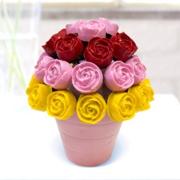 Çikolatalı Gül Kekler